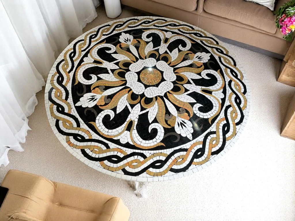 Handicraft Marble Top Coffee Table Perfect for Your Home